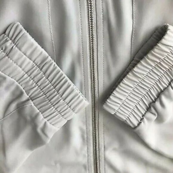 J.Crew Collarless Drapey Jacket | NWT | Women’s Medium Light Gray - Picture 6 of 8